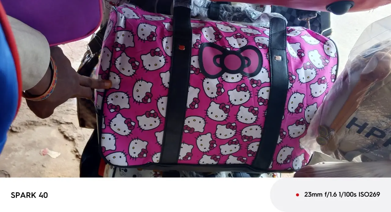 Portable travelling bag(stock)