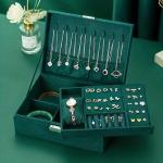 FDYJE 3 Tier Jewelry Storage Box, Ring, Earring, Necklace, Bracelet Storage Box