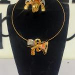Gold Brazilian set .